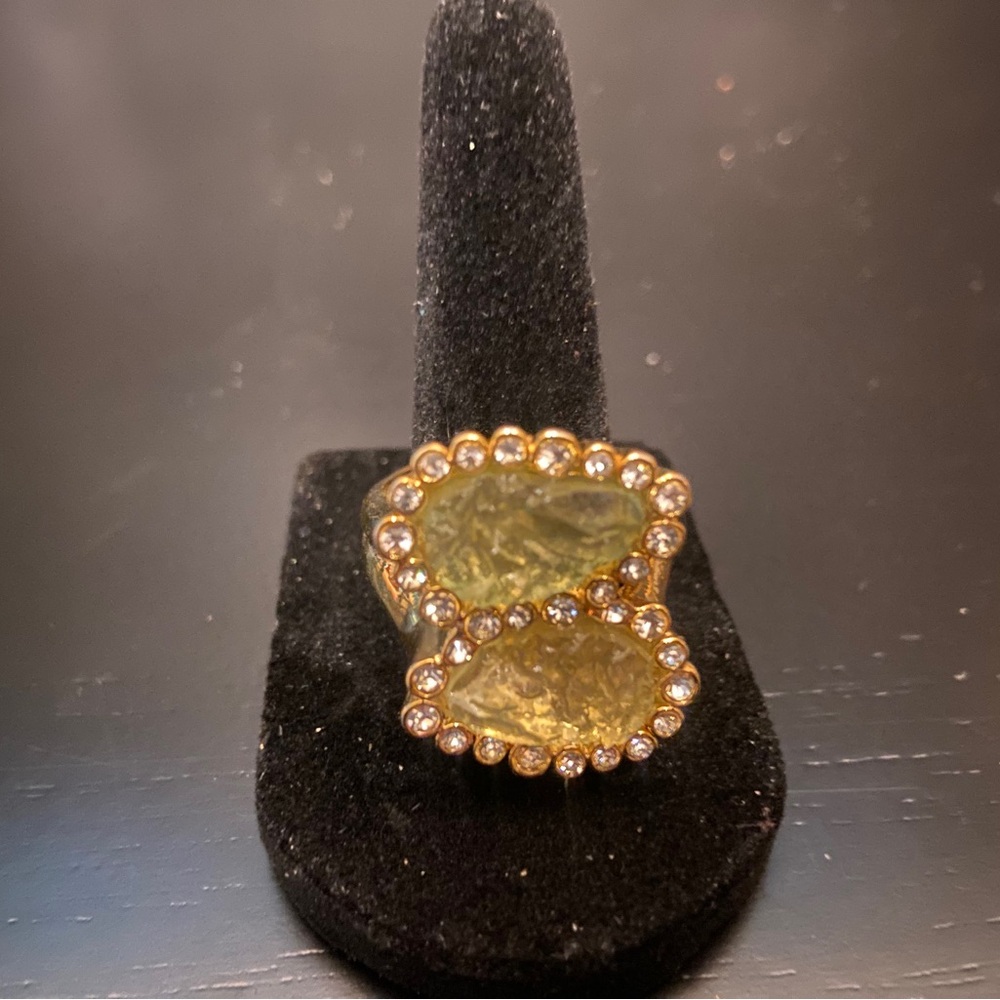 Green Statement Ring - image 2